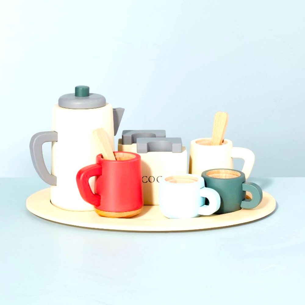 NIB Hearth & Hand with Magnolia Toy Coffee & Cocoa Set